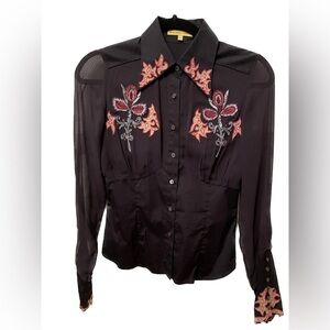 RARE Catherine Malandrino Button Up Shirt